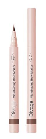 DIVAGE маркер д/бровей стойкий с эффектом microblading т.02